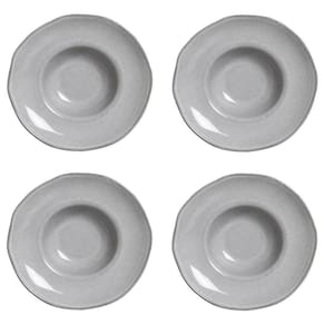 Conjunto De Pratos Para Massa-risoto 04 Peças Orgânico Dust Porto