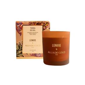Vela Perfumada Terra Do Sol água De Coco 210g Lenvie