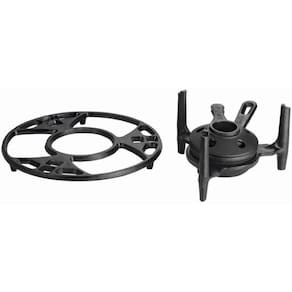 Fogareiro Fogo Forte Com Aparador 24 Cm Ferro Fundido Panela Mineira