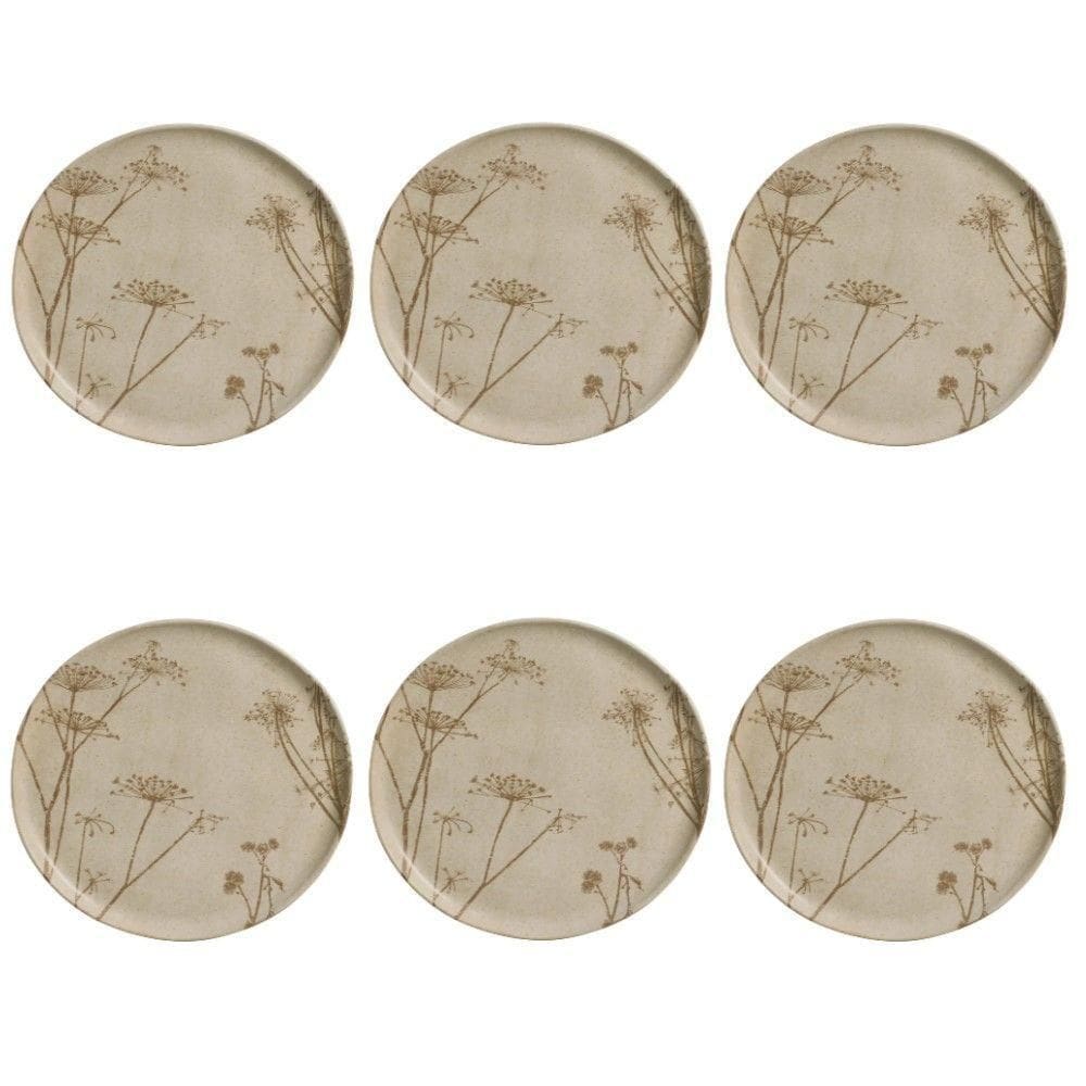 Conjunto De Pratos Rasos 06 Peças Bio Cyperus Porto
