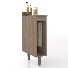 Balcão De Cozinha Porta Pano 20cm Pérola Z34 Freijó Mpozenato