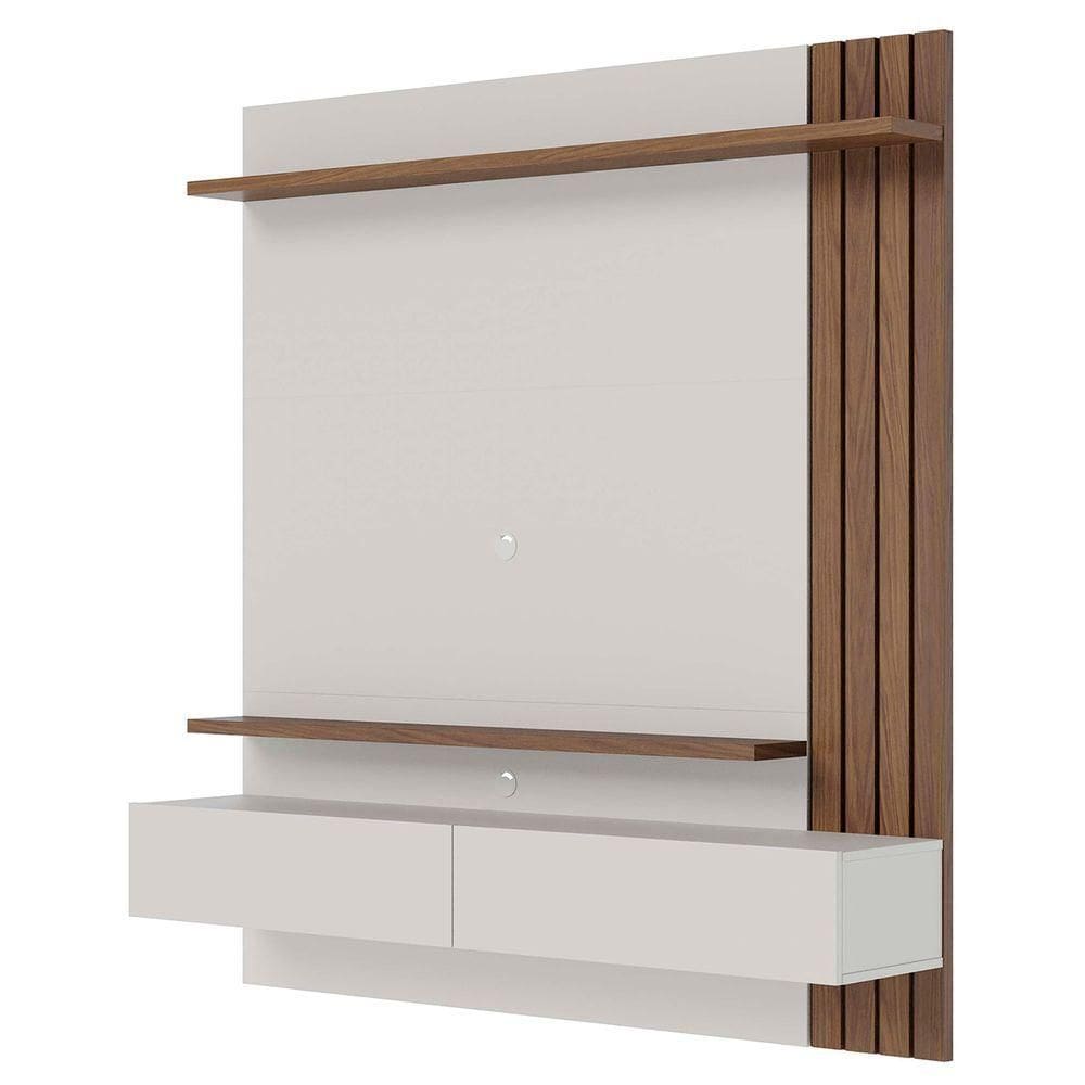 Painel 65 Pol Suspenso 150cm Buriti Amêndoa-off White C05 Mpozenato