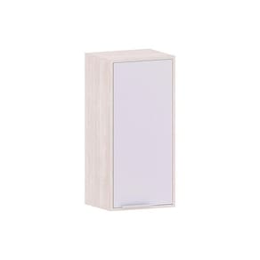 Armário Aéreo 40cm 1 Porta Art Luciane Móveis Pátina-cinza Cristal