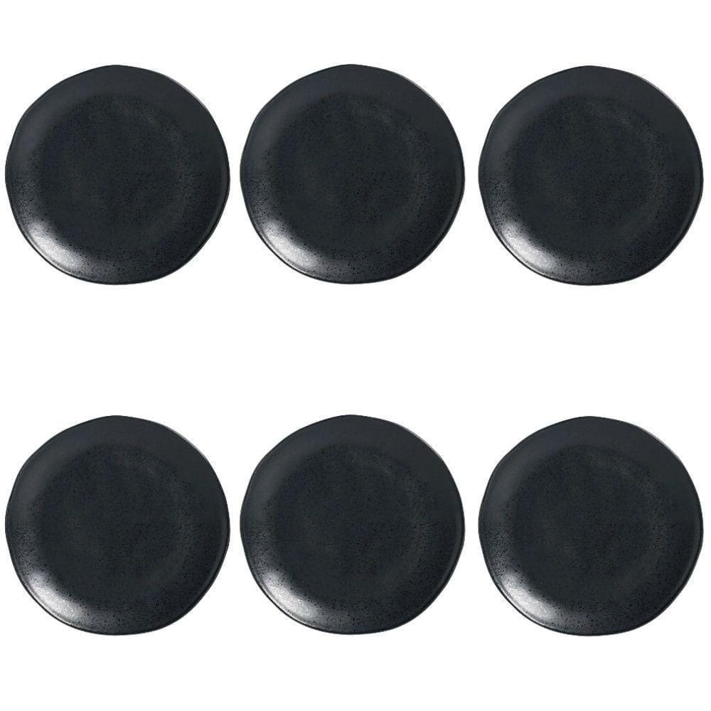 Conjunto De Pratos Fundos 06 Peças Orgânico Eclipse Porto