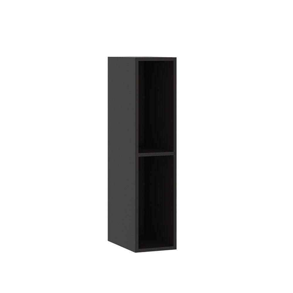 Nicho Vertical 20cm Premium Luciane Móveis Preto