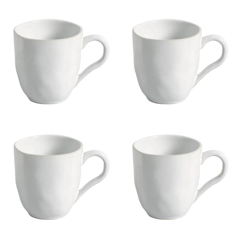 Conjunto De Canecas 04 Peças Orgânico New White Porto