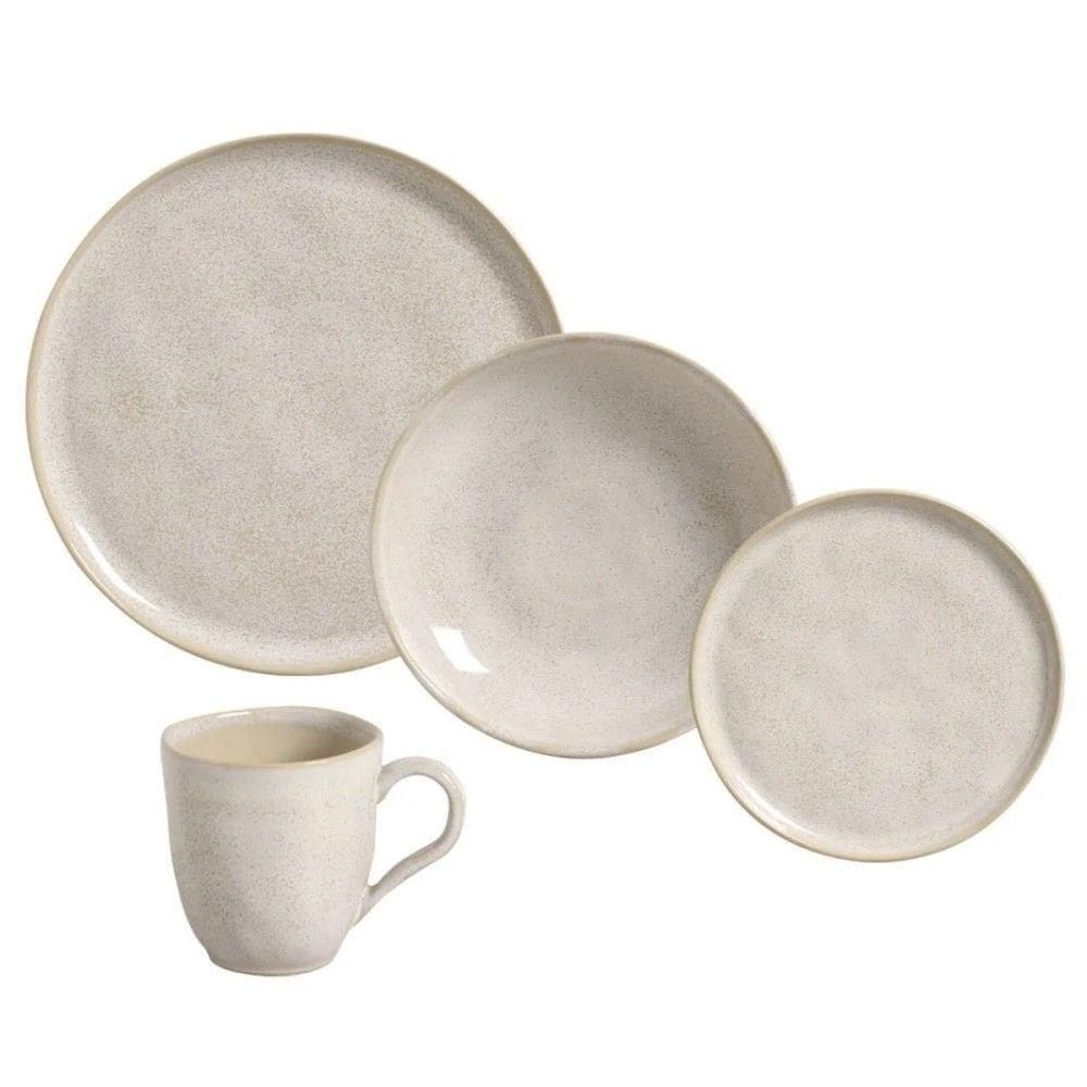 Aparelho De Jantar 16 Peças Bio Latte Porto