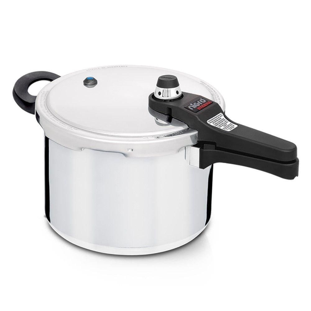 Panela De Pressão Eterna 22 Cm 6 L Em Alumínio Polido Nigro