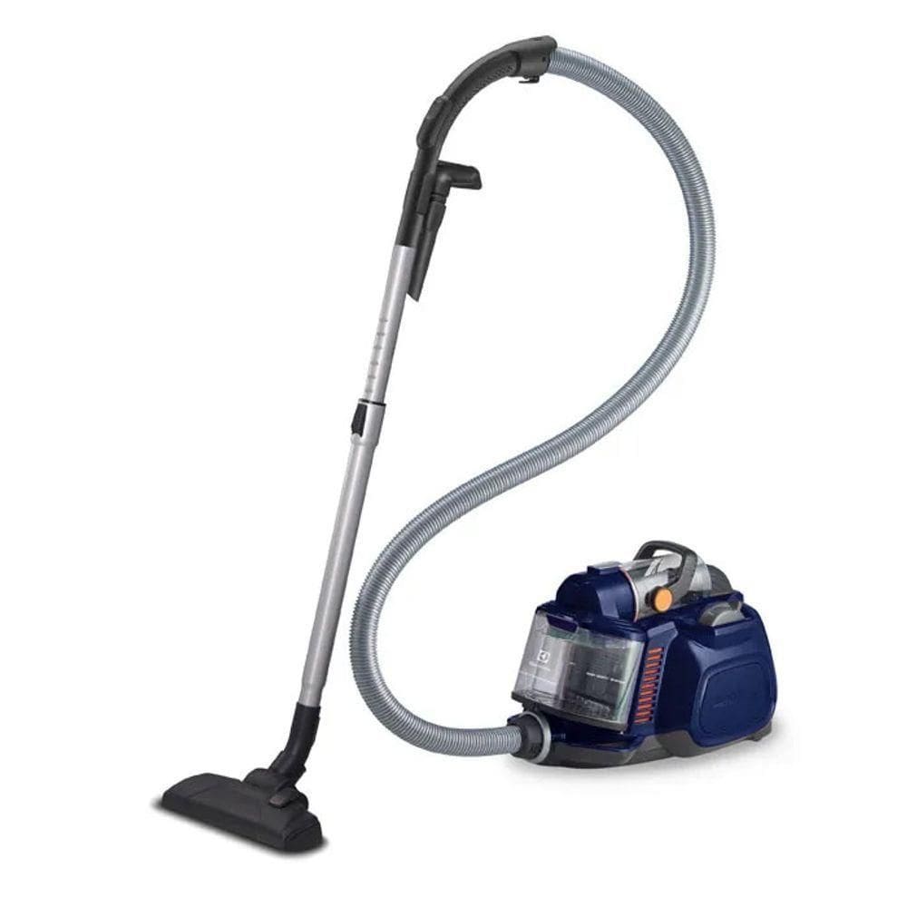 Aspirador De Pó Sem Saco Electrolux 1200W Cyclonic Silencioso Com Filtro Hepa Azul CY01 220V