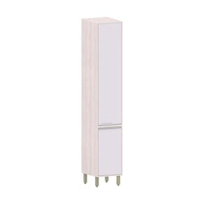 Paneleiro De Cozinha 40cm 2 Portas 4 Prateleiras Art Luciane Pátina-cinza Cristal