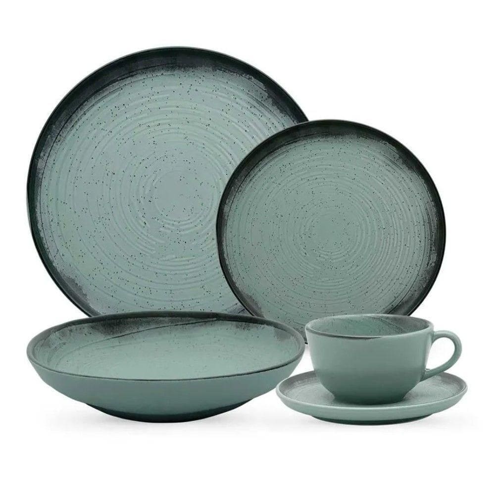 Aparelho De Jantar 20 Peças Flat Pacífico Oxford