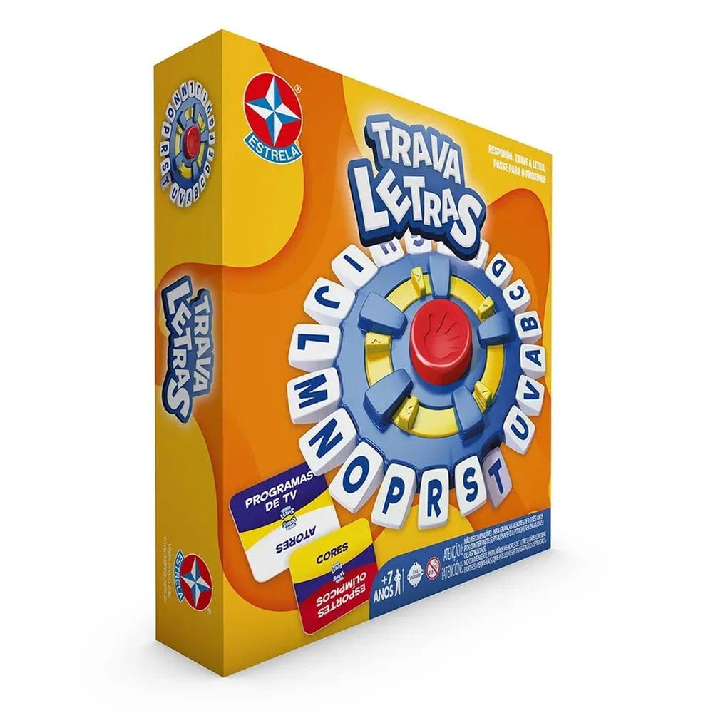 Jogo De Ação Trava Letras - Estrela