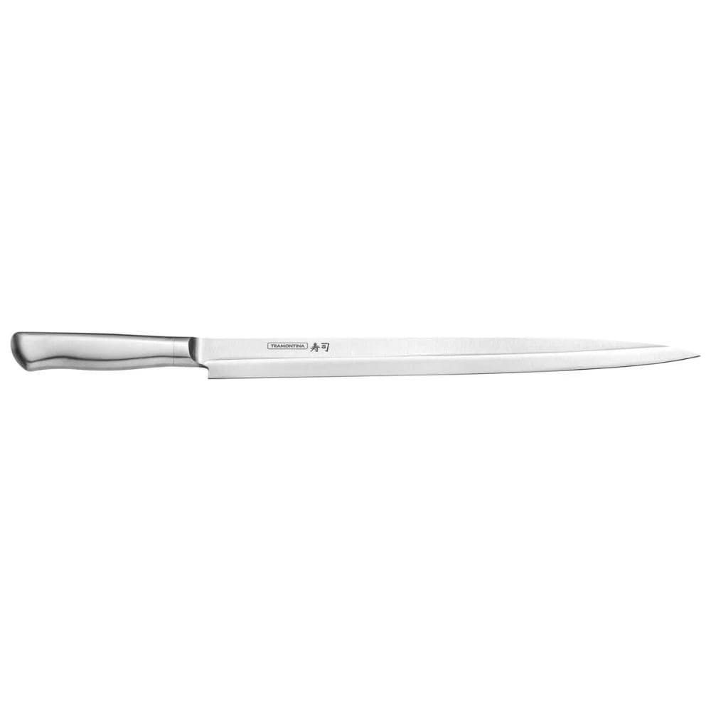 Faca Yanagiba Tramontina Diamond 13` em Aço Inox para Prepar