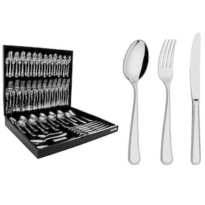 Faqueiro Tramontina Sonata 76 peças Aço Inox com Facas Forja