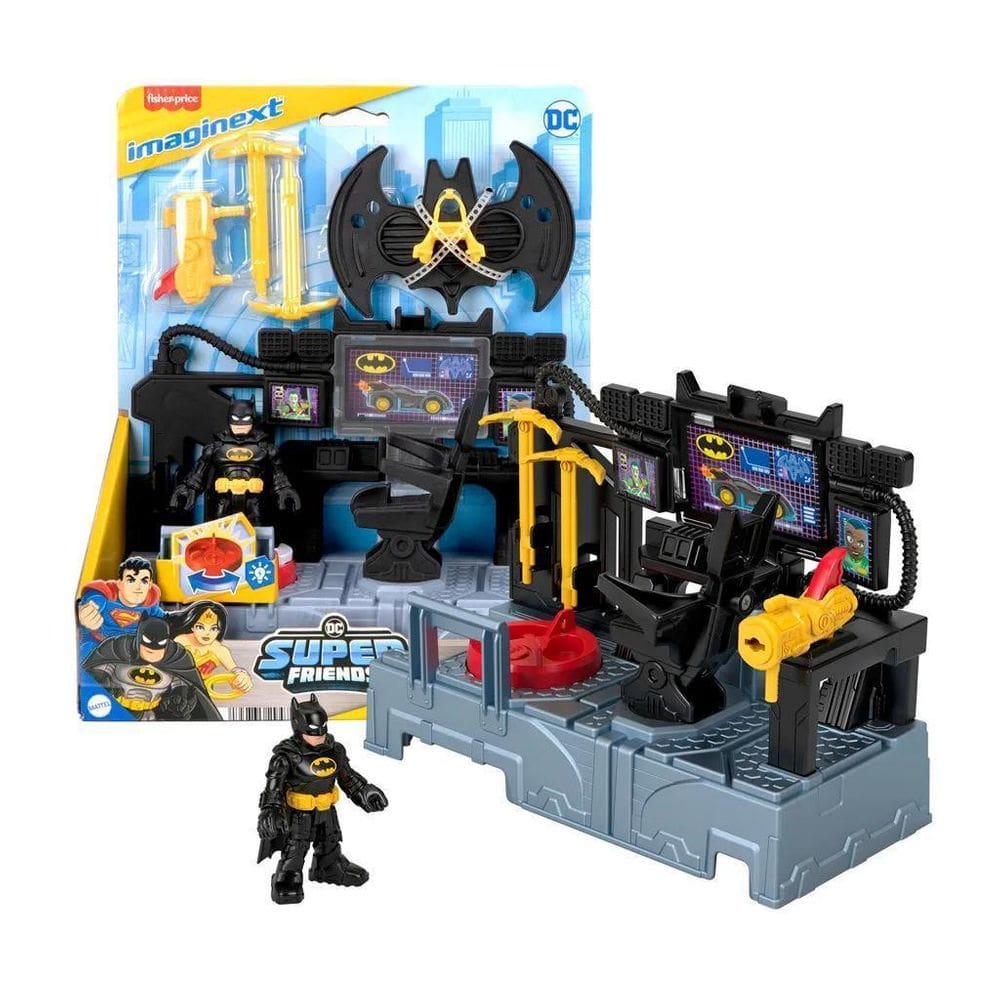 Imaginext - Central De Controle Do Batman E Mini Boneco