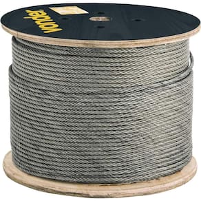 Cabo de aço galvanizado alma de fibra 159 mm 1/16" 6 x 7 VON