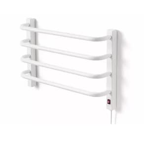 Toalheiro Termico Pequeno Branco 220V Esquerdo + Timer Digital
