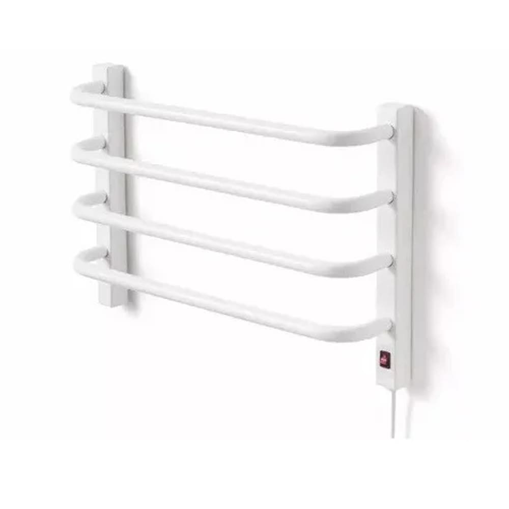 Toalheiro Termico Pequeno Branco 110V Esquerdo + Timer Digital