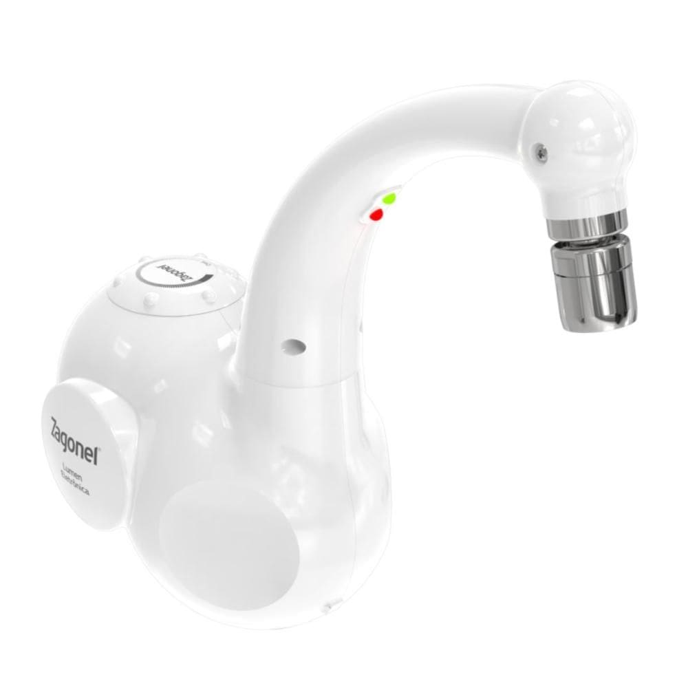Torneira Eletrônica Zagonel Lumen 5500W 220V Branca
