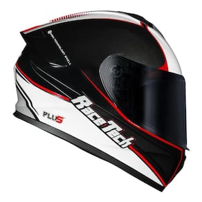Capacete Race Tech Hit Plus Preto Branco