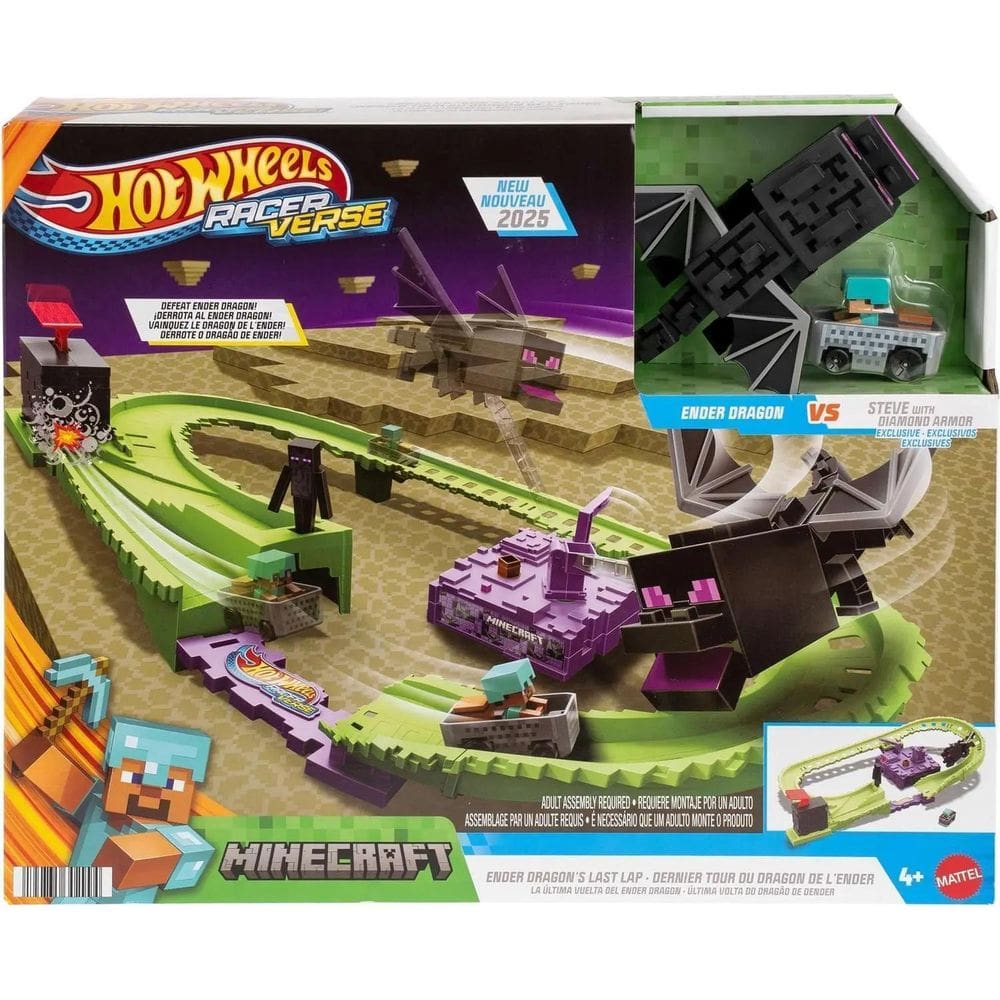 Pista Hot Wheels Última Volta Do Dragão Racerverse Minecraft