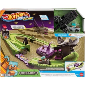 Pista Hot Wheels Última Volta Do Dragão Racerverse Minecraft