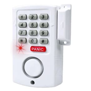 Kit Alarme Residencial Comercial Com Botao De Panico Sirene Sem Fio Sensor Magnetico