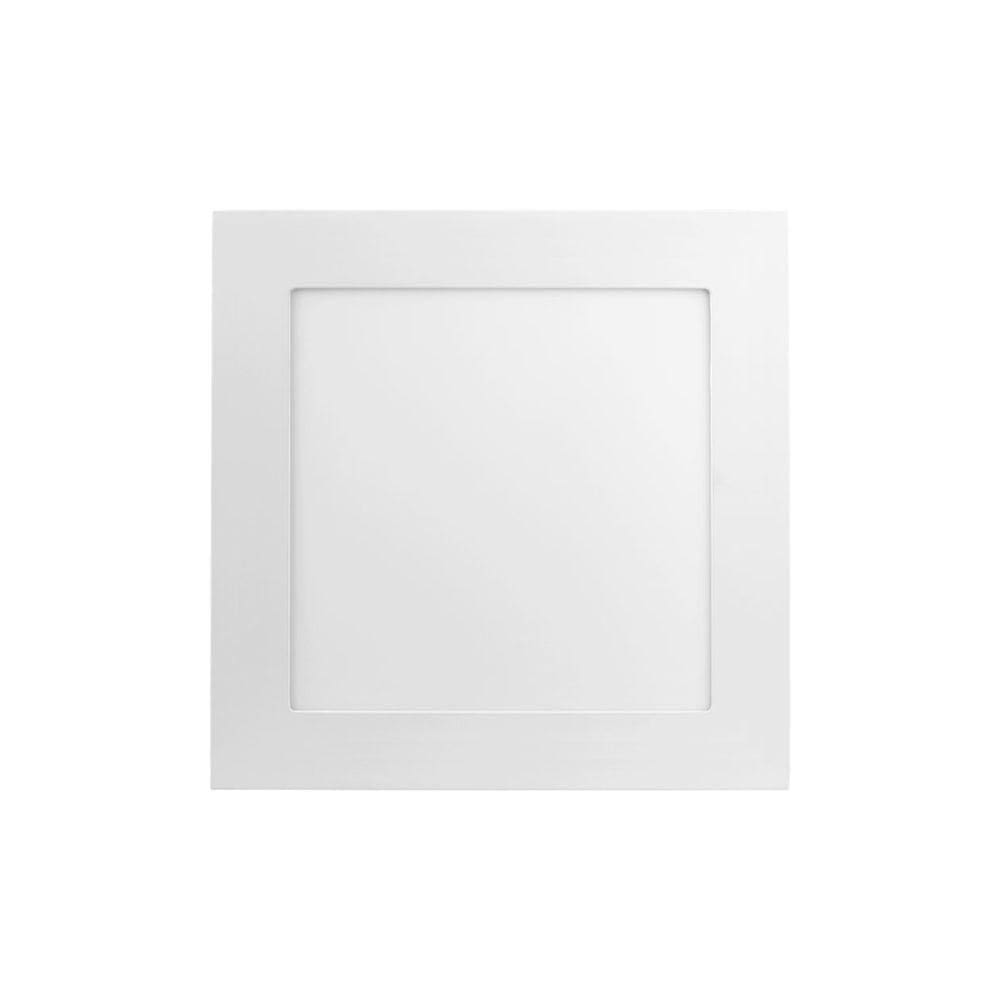 Luminária Quadrada Embutir Acab. Branco 225x225x22 20w 3000k Irc >70 Ip 40 120° 1220lm