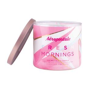 Vela perfumada Aeropostale Fresh Mornings Soy 60h de tempo de queima