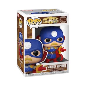 Boneco de ação Funko Pop! Marvel Infinity Warps Soldier Supreme