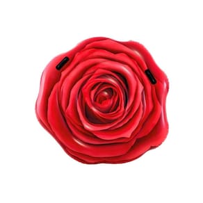 Design Pool Float Intex Large Red Rose para experiência na piscina