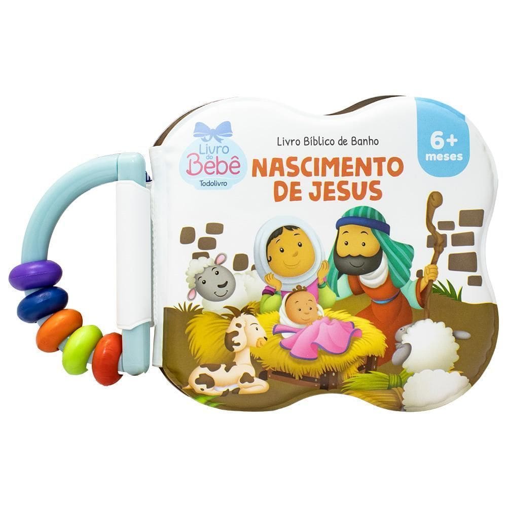 Livro Bíblico de Banho - Nascimento de Jesus