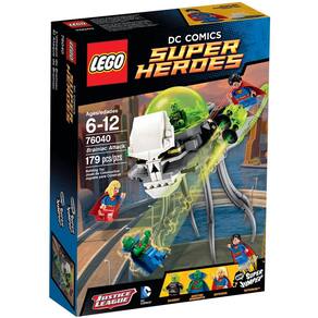 Brinquedo de construção LEGO Brainiac Attack 76040 com 4 minifiguras
