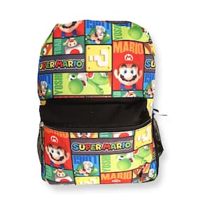 Mochila Super Mario Boys` casual azul de poliéster