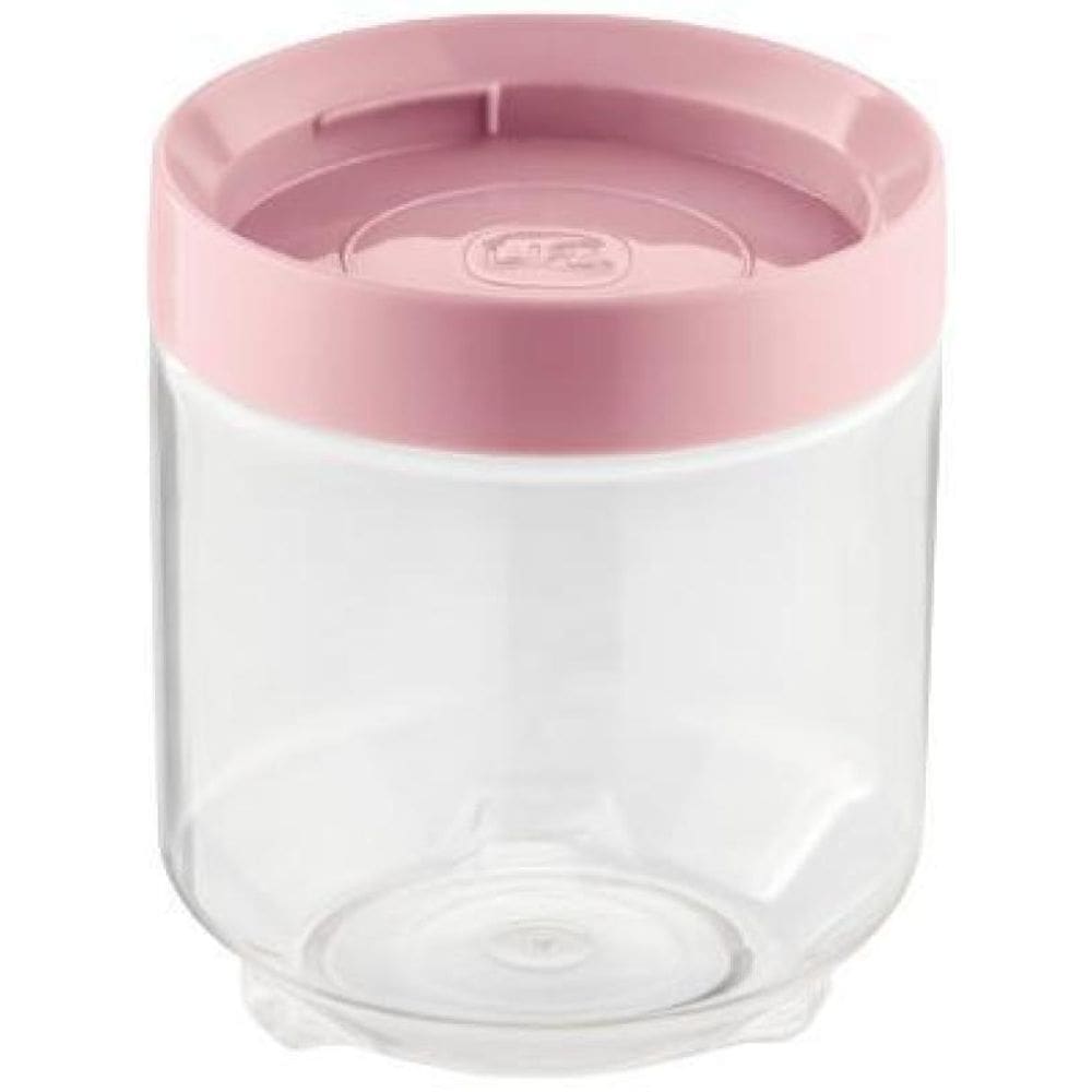 Pote Organizador Conecta C/Tampa Rosqueável Rosa 600Ml Uz