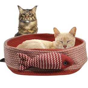 Cama Arranhador Gato Ninho Cestinho Rasqueavel Peixinho Felino Pet Animais Estimaçao