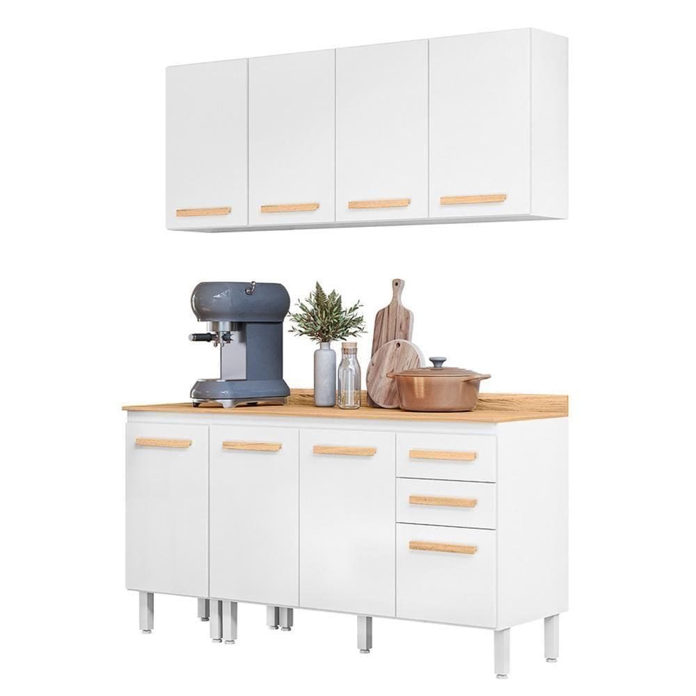 Cozinha Modulada Intenza Lily 4 Peças Branco - Nicioli Branco