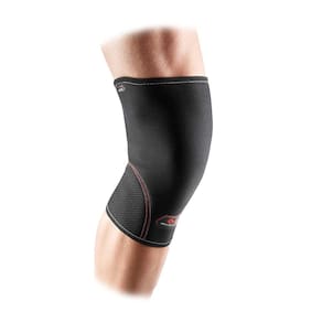 Manga de compressão de joelho McDavid Lightweight Support Black L