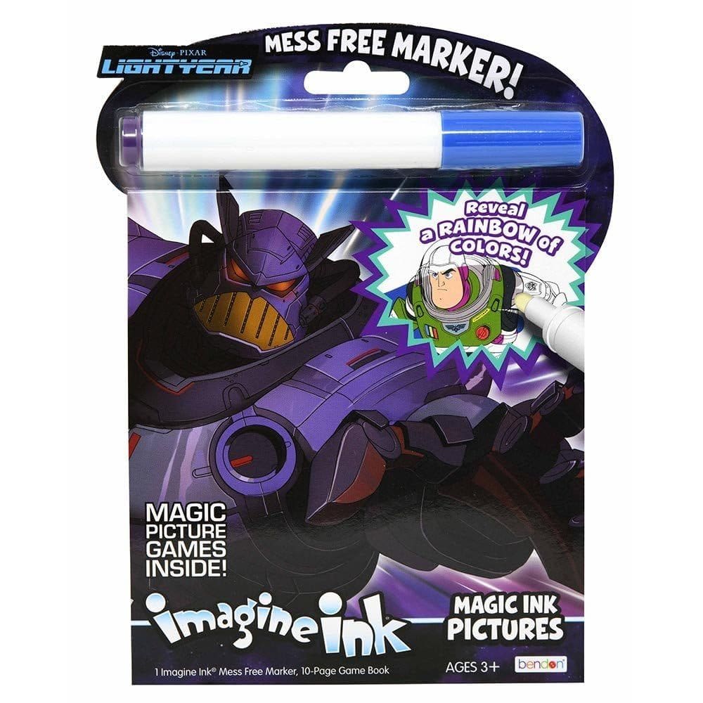 Livro de atividades Disney Pixar Lightyear Imagine Ink com marcador