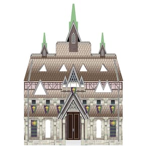 Playset Disney Frozen 2 Faça seu próprio castelo com casa de bonecas