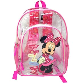 Mochila Disney Minnie Mouse Transparente 16 para crianças de 3 anos ou mais