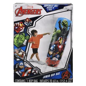 Saco de pancadas What Kids Want Avengers Jumbo de 5 pés de altura