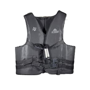 Colete Salva Vidas Hiper Pesca Com Ziper EAF Suporta 120KG Feito Em Nylon