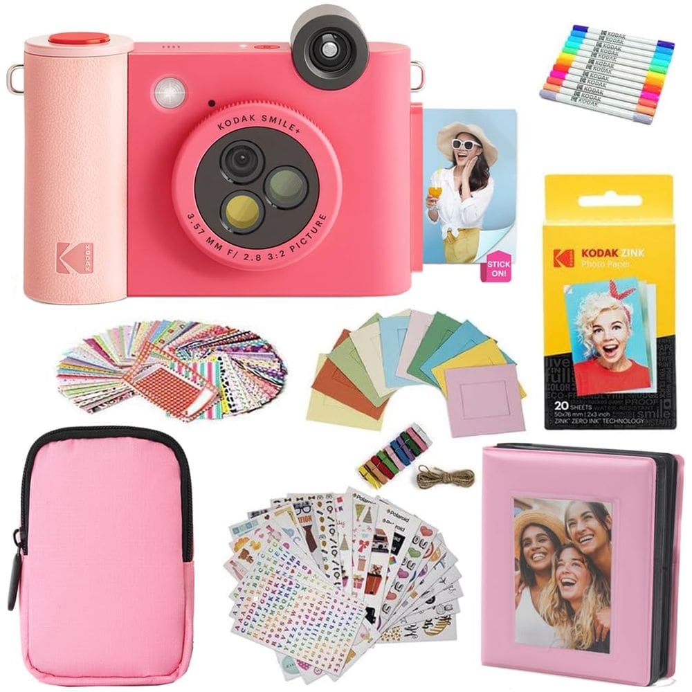 Câmera digital de impressão instantânea e impressora KODAK Smile+ 2 em 1