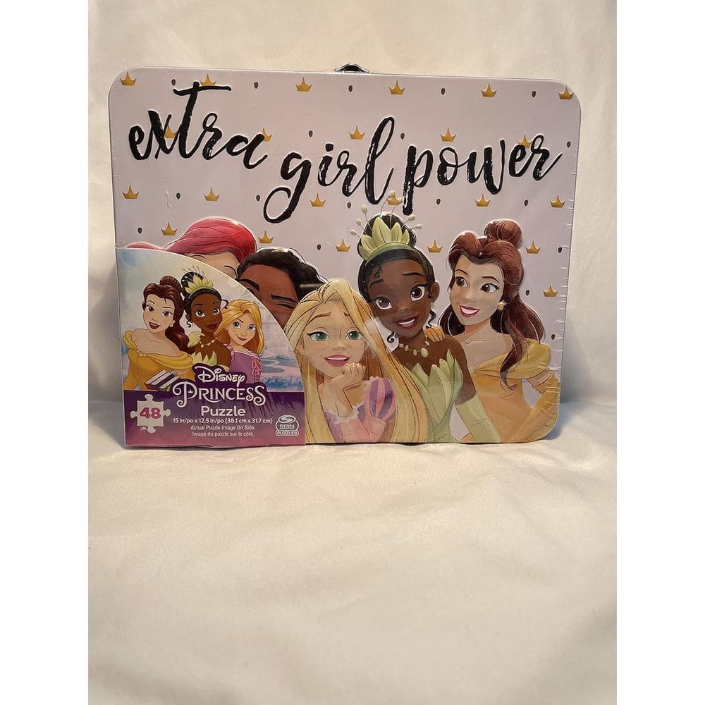 Lancheira Spin Master Extra Girl Power Puzzle Disney Princes
