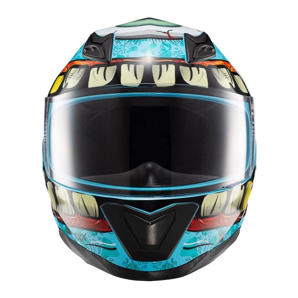 Capacete Texx Fechado Hawk Orc Verd 56 [F016]