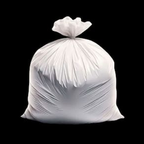 Saco para Lixo Reforçado Branco 20L 50X65 Fardo com Aprox. 5Kg (150 unidades)