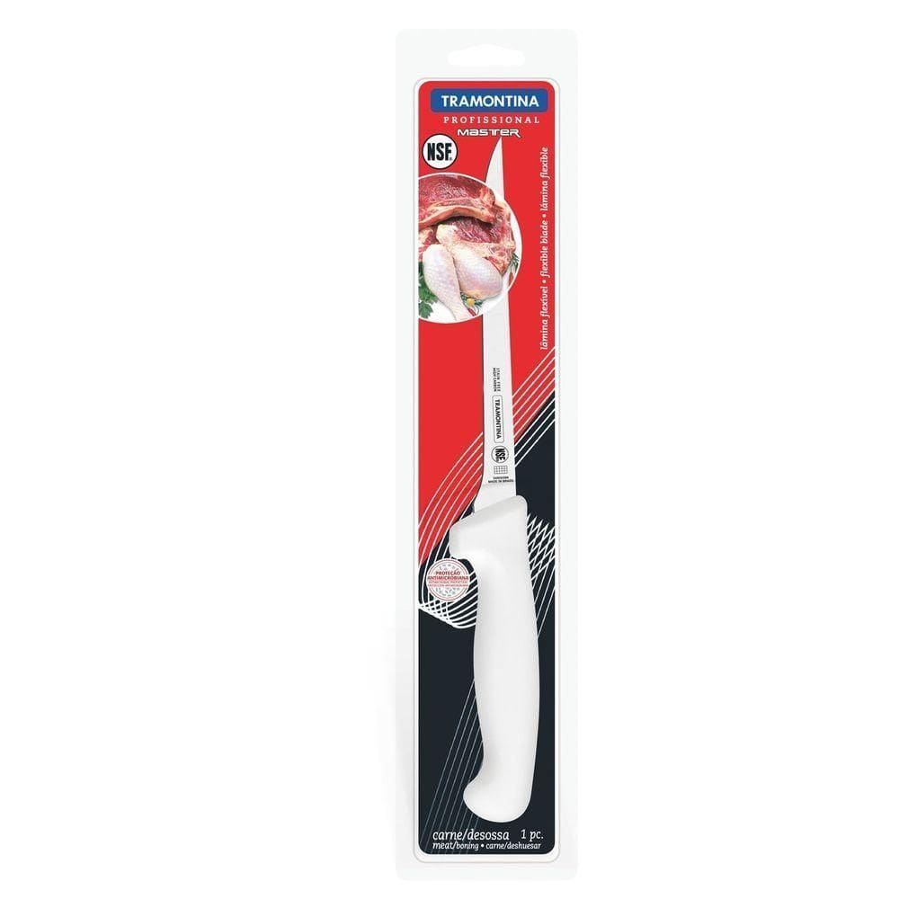 Faca Para Desossar 6" Tramontina Aço Inox Cabo Branco Tramontina