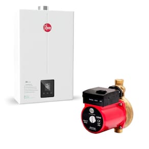 Kit Aquecedor 20 Litros GLP Bivolt + Bomba 120W 220V Rheem
