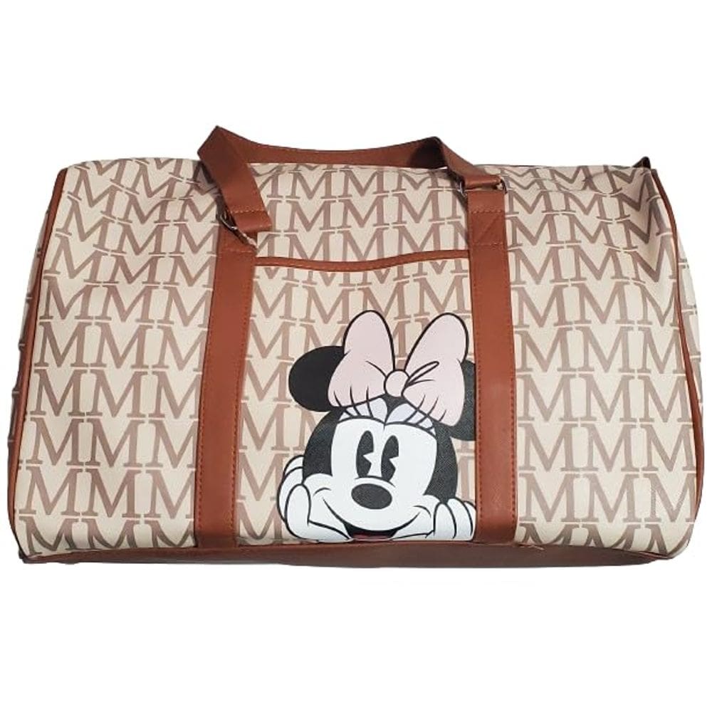 Mochila Disney Beige Medium Minnie Mouse Design